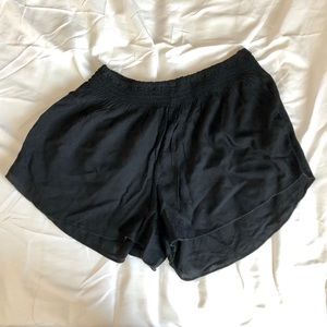Hollister Black Flowy Woven Shorts